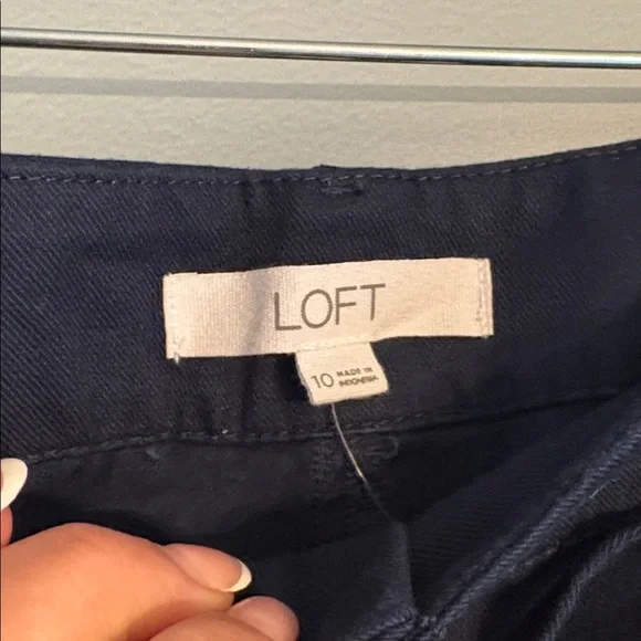 Loft wide leg cargo trouser pants business casual relaxed streetwear academia - Picture 5 of 9